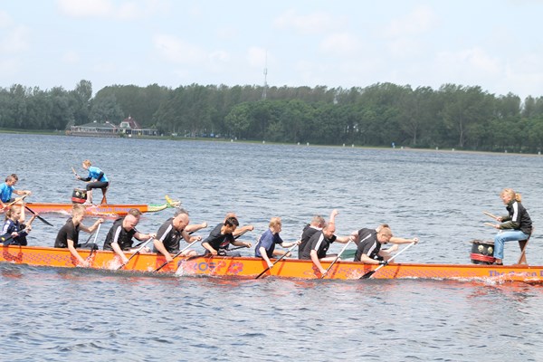 Kai Sei in de drakenboot