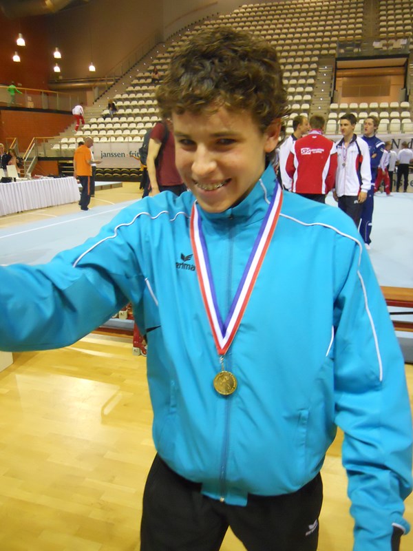 Rens met gouden medaille