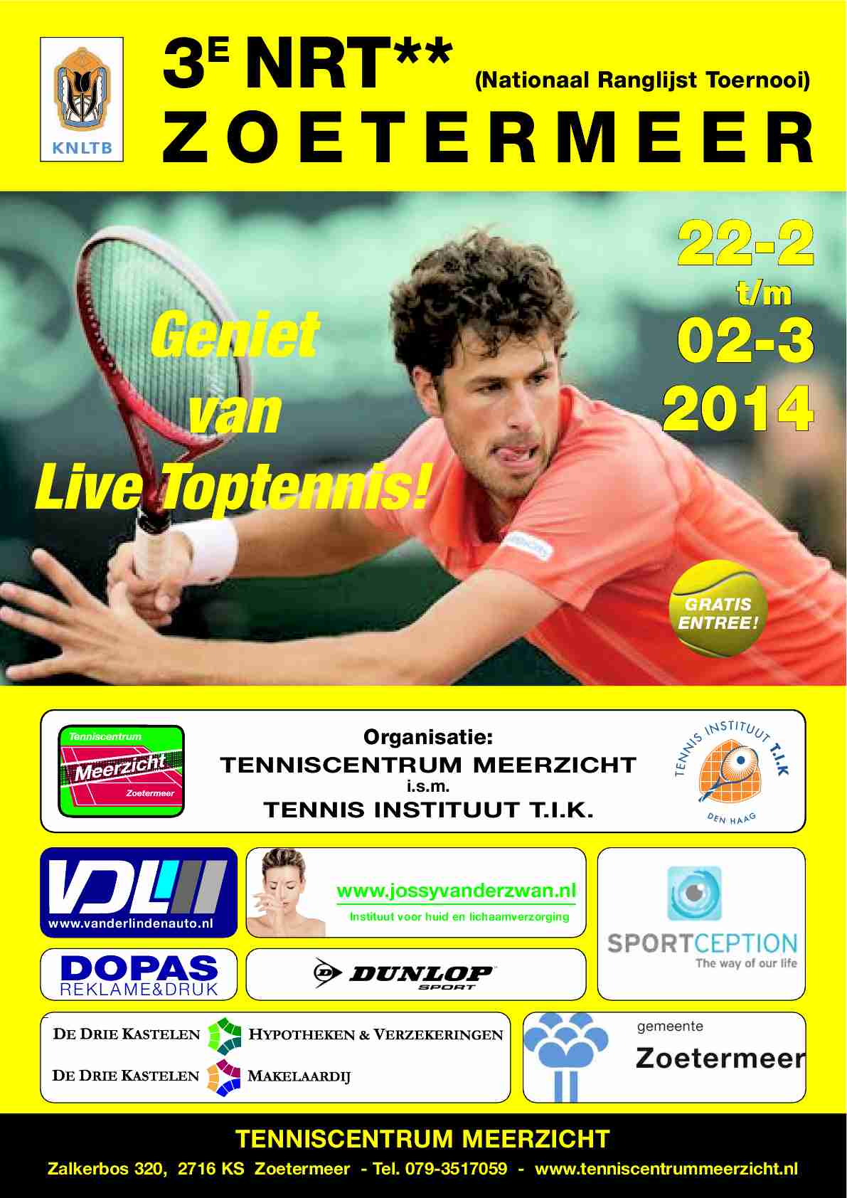 Tennisposter NRT 2014